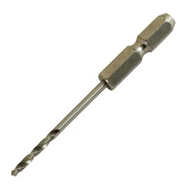 SK11 FS6SGKS2.5 Big Tool Hexagonal Shaft Moonlight Drill Short For Ironworking, 0.1 inch (2.5 mm)