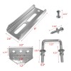 Unbranded 4 Pack 8" Galvanized Swivel Top Bunk Bracket Support