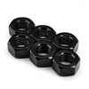 MINHER Hex Nuts, M6-1.0 Black oxidized 304 stainless steel Hex