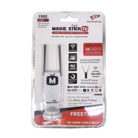 Magic Stick TV  Amplified HDTV Antenna Fire stick TV UHF/VHF 8K 4K Clear HDTV WT