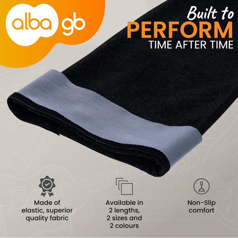 Alba Guitar Beads Grey short arm sleeve for guitarists, for