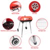 Clearance discount Red Charcoal Grills 22.4inch - Portable grill with