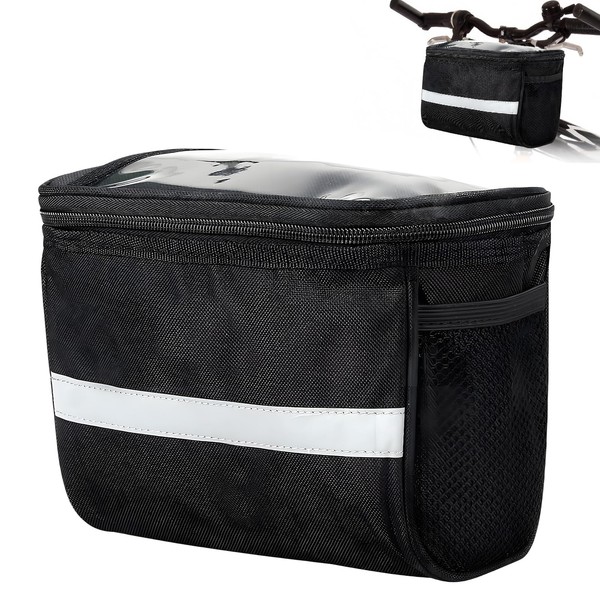 agogue 1 x handlebar bag, bicycle bag, handlebar, comfortable holding