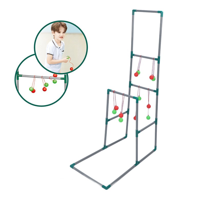 Ladder Ball Game with 12 Throwing Balls Double Layer Complete