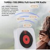 BT5.1 CD Player Portable Music Player FM Radio Desktop CD