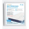 CACATUA Mattress Bag, King Clear Plastic Mattress Cover for Moving