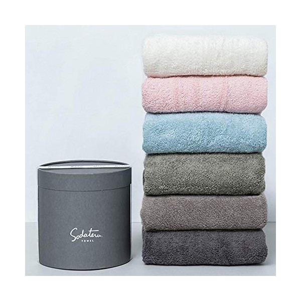 VANILLA Growing Towel, Feel, Bath Towel, 100% Cotton, 23.6 x 47.2 inches (60 x 120 cm), Tubular Box, Homma Big TV (Mos)