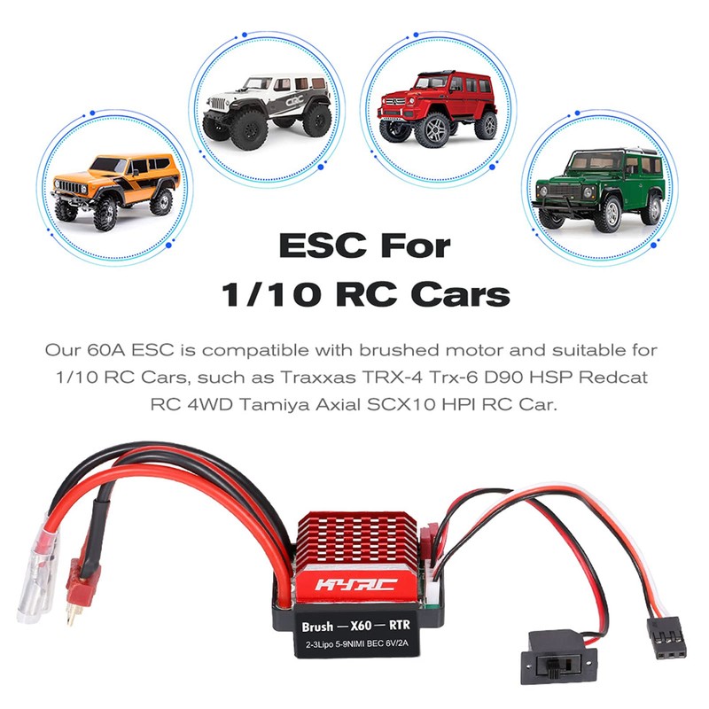 GoolRC 540 Brushed Motor RC Crawler Motor 55T3 Slot and