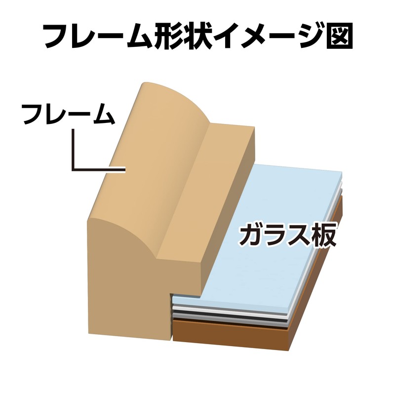 ハクバ HAKUBA 木製 フォトフレーム テリア3 2Lサイズ 2面 タテ ナチュラル FWTR3-NT2L2T