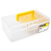 Glimstone Fishing Tackle Boxes Waterproof Premium Plastic Storage Organizer Container