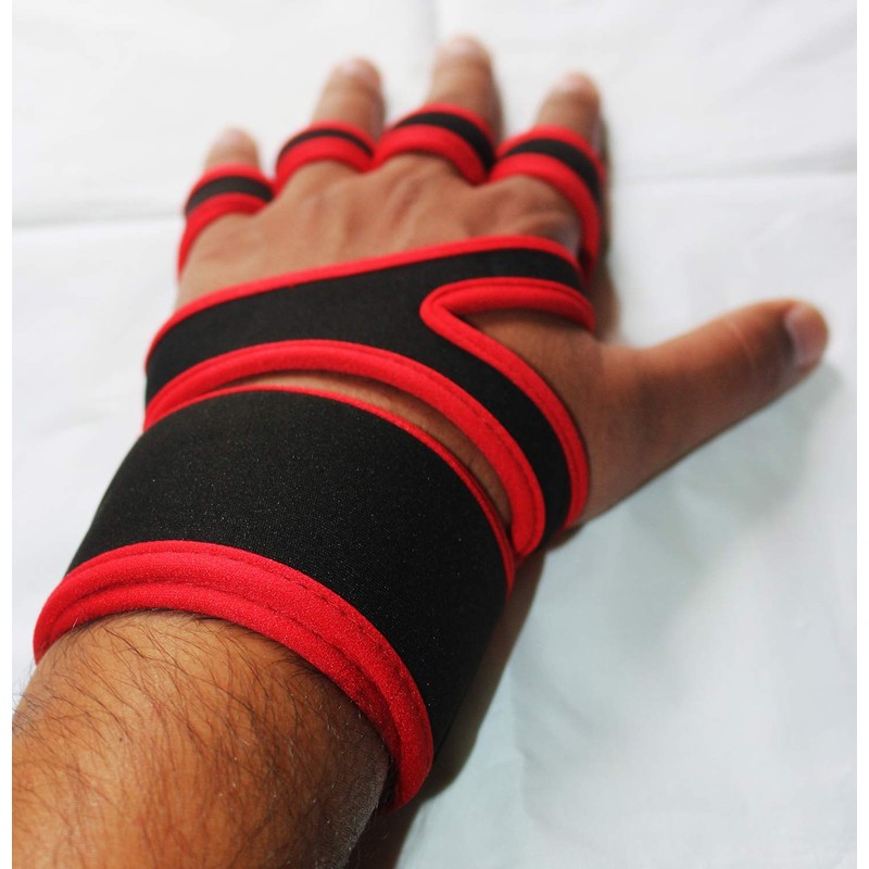 QHA Unisex Gym Weight Lifting Exercise Bodybuilding Training Gloves Q59