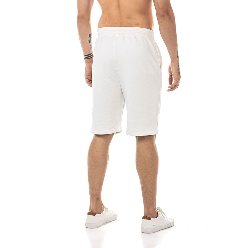 Redbridge Men's Shorts Sweat Pants Jogging Bottoms NASA Logo, cream