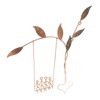 Wall Swing Sculpture Metal Romantic Stress Relief Handcrafted Wall Art