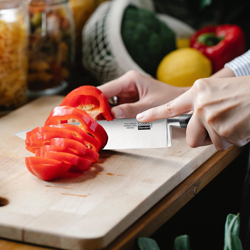 Cooks Standard 8-Inch/20cm Stainless Steel Chef's Kitchen Knife, Multi Purpose