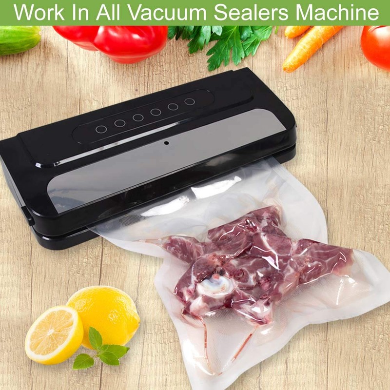 MakMeFre 6 Pack 8"x20'(3Rolls) and 11"x20' (3Rolls) Vacuum Sealer Bags