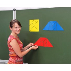 Betzold 86250 Magnetischer Tangram, 3 Stück, 20 cm
