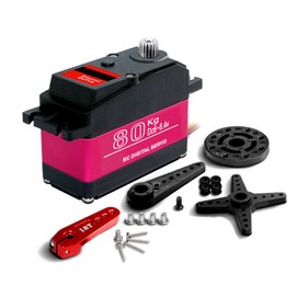 GoolRC Digital Servo 80kg Metal Gear 270° High Torque Digital Servo High Torque Servo Waterproof Replacements for 1/5 HSP HPI RC Car Baja Car