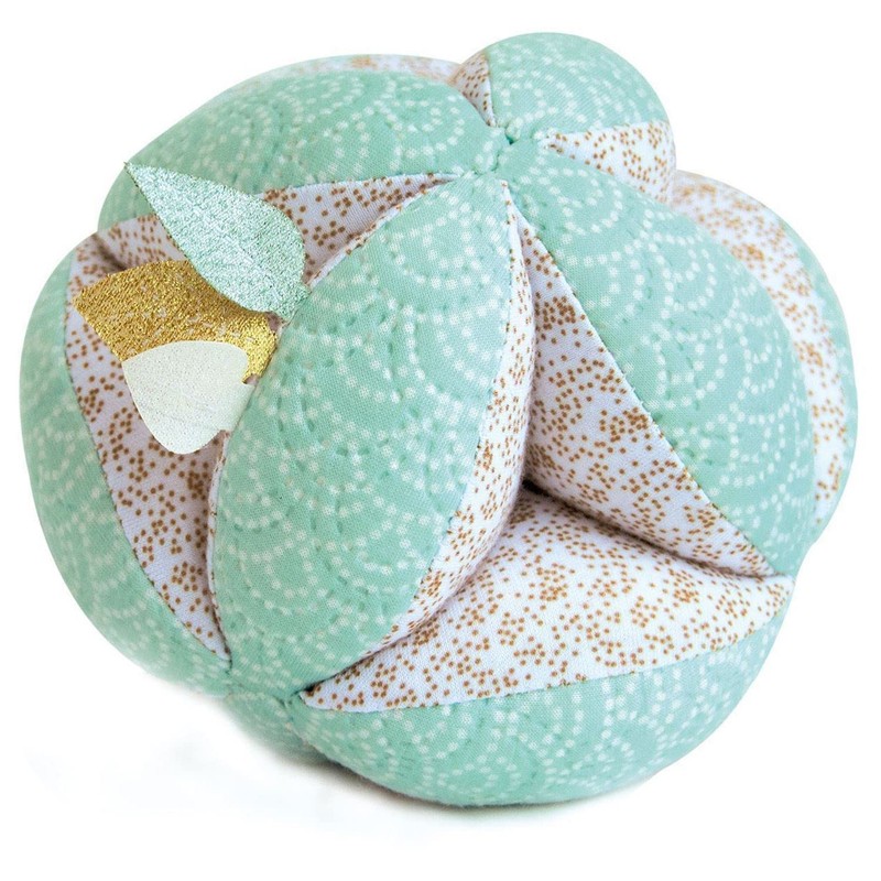 Doudou et Compagnie Sugar Rabbit - Grab Ball with Rattle