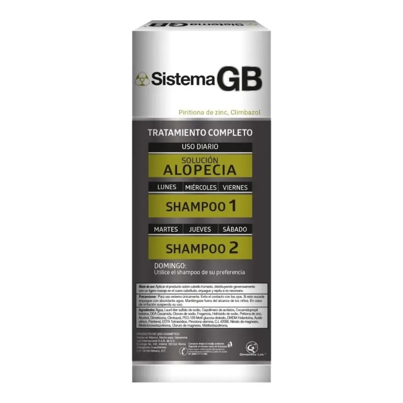 Shampoo Sistema GB 2 Climbazol 230ml