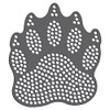 Rhinestone Genie Bear Paw 5" Magnetic Rhinestone Template(s), Black