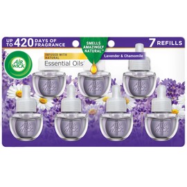 Air Wick Plug in Scented Oil Refill, 7 ct, Lavender, Air Freshener, Essential Oils