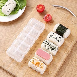 Rice Ball Maker, Rice Ball Maker, Pressing Mold Case, Easy to Take Apart, Easy to Clean, 5 Pieces
