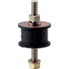 TRUSCO Round Anti-vibration Rubber Double Bolt Max Load 1050 N
