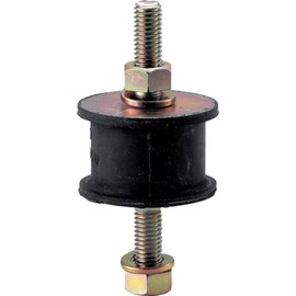 TRUSCO Round Anti-vibration Rubber Double Bolt Max Load 1050 N
