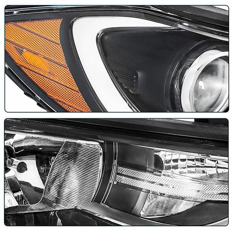 TUSDAR Fits For 2017 2018 Hyundai Elantra without DRL Headlight