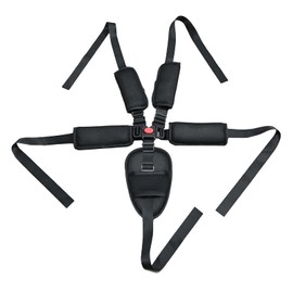 Universal 5 Point Harness Seat Belt for High Chair,Seatbelt Crotch Cushion Shoulder Pads,Adjustable Safety Harness Strap Belt Kit with Shoulder Pads & Guarding Pad
