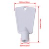 Refrigerator Plastic Freezer Part Door Key Replacement for EA426673 Replacement