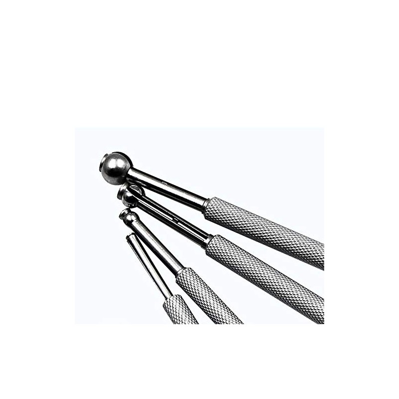 4pcs Telescopic Bore Gauge Set, 3-13 mm Adjustable Small Hole