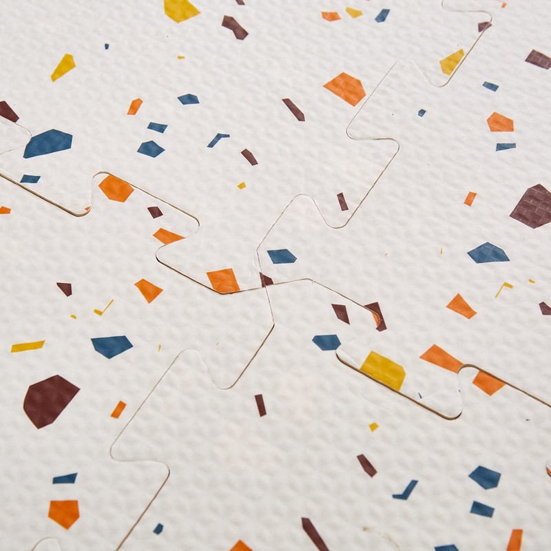 Terrazzo Playmat, Non-Toxic, Eco-Friendly, Large, Puzzle Playmat (Multi), 180 centimeters