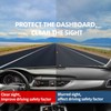 Dashboard Dash Mat Cover Leather Dashboard Pad Sun Protection Compatible
