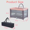 Pamo Babe Pack and Play with Bassinet, Pink Portable Playard