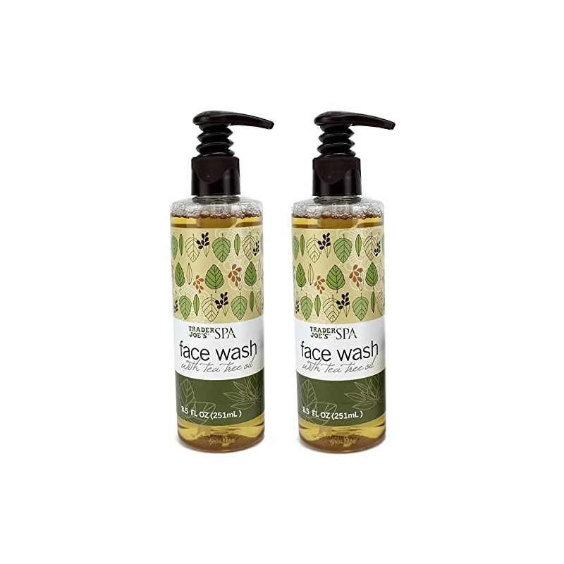 2 Pack Trader Joe's Spa Face Wash with Tea Tree