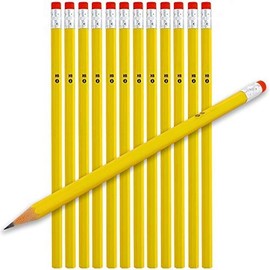 Emraw No 2 HB Wood Cased Pencils with Eraser Top, Bulk Pack of 40 Unsharpened Pencil - for Kids, Students, Teachers, Office and Home Use