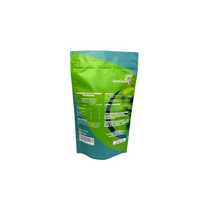 Sal de Epsom ISAAQUIM 1 kg | Sulfato de Magnesio