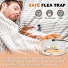 Qualirey 4 Pieces Flea Traps with 8 Sticky Disc 12