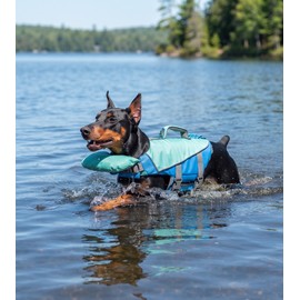Adjustable Dog Life Jacket with Head Support & Rescue Handle – Reflective Safety Swim Vest for Dogs