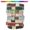 YUDOTE Soft Leather Dog Collars with Safety Quick Release Metal