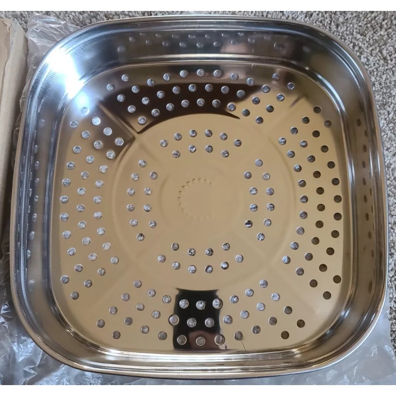 Curtis Stone 12" Square Steamer Tray- 714923 for Dura Electric