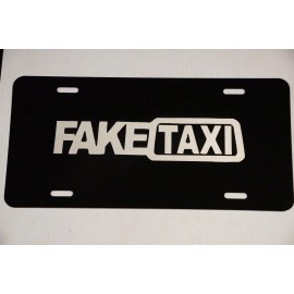 Hooked On Sprockets Call Out Vanity License Plate For Fake Taxi