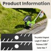 Karbay 40-002 Edger Blade (8" x 2"), Compatible with O-regon