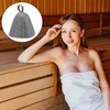 DDHHCP Sauna Hat, Sauna Hat, Grey Universal Size Sauna Hat,