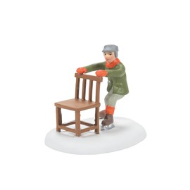 Department 56 Christmas in The City Old School Skating Hack Figurine, 2.09 Pulgadas, Multicolor