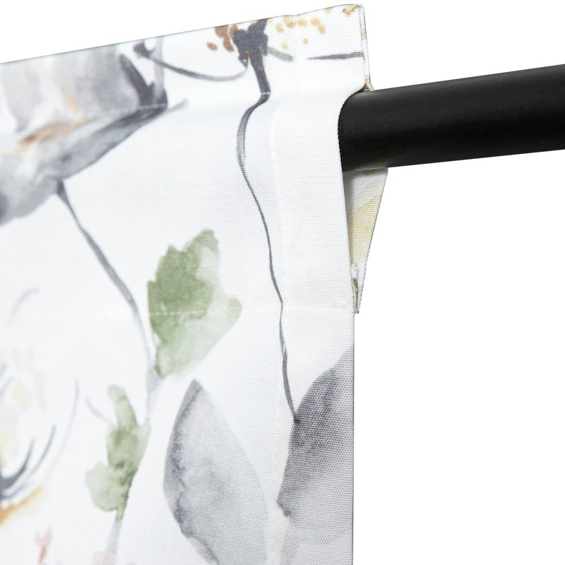Leeva Valances Curtains for Dining Room Bathroom, Tie Up Classical