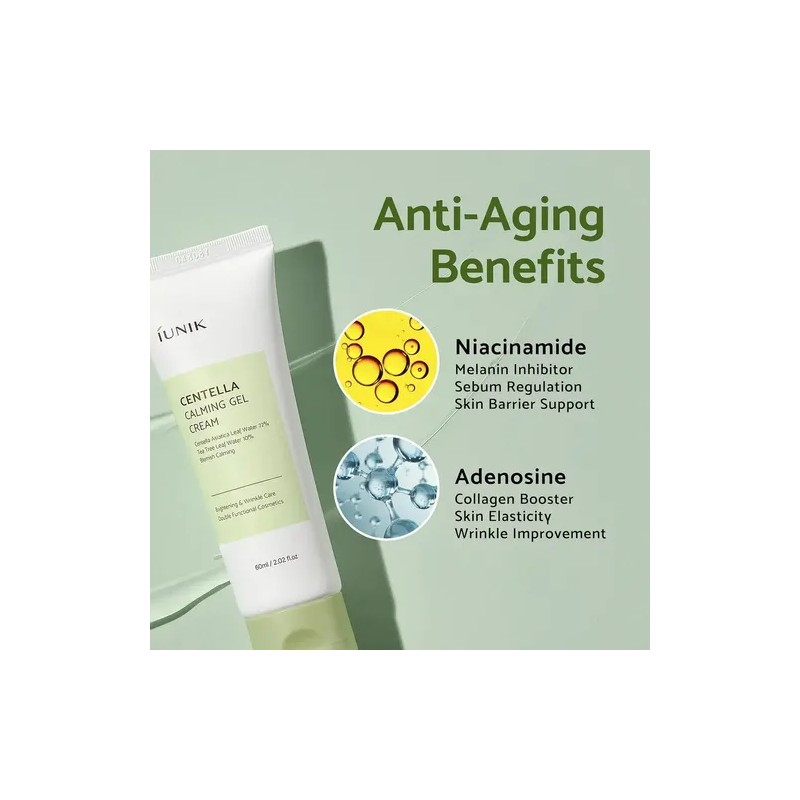 H Crema En Gel Coreana Iunik Centella Asiática