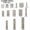 Sinyeenglon Cobalt Drill Bits Set for Hardened Metal and Stainless