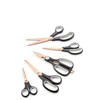 Chums 5 Piece Titanium Scissors Set Black